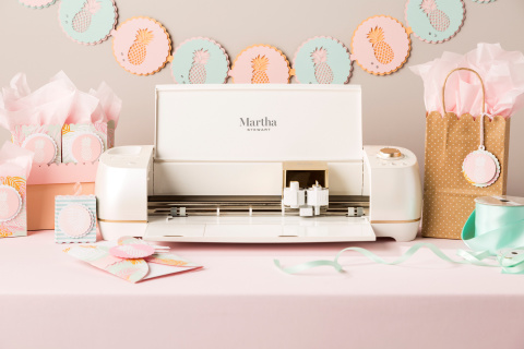 Cricut Explore Air™ 2 Martha Stewart machine in metallic pearl white (Photo: Business Wire)