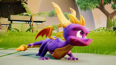 The Spyro™ Reignited Trilogy, launching on Sept. 21, introduces players to a completely remastered game collection with a re-imagined cast of characters, brand-new lighting, animations, environments, and recreated cinematics—all in stunning HD. (Graphic: Business Wire)