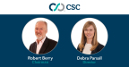 Chairman Robert Berry and Director Debra Parsall help to bolster CSC's Capital Markets Europe team. (Graphic: Business Wire)