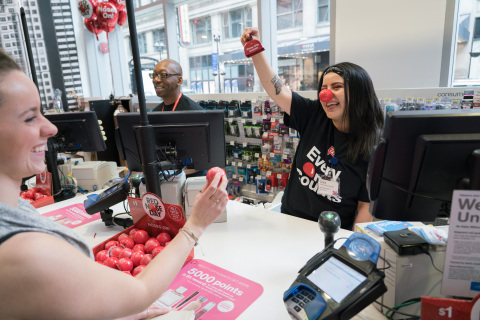 Walgreens team member rings Every One Counts bell. (Photo: Business Wire)