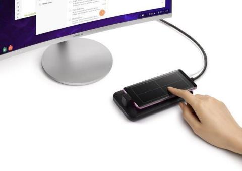 Samsung DeX Pad Delivers Desktop-Like Experience for Galaxy S9 and Galaxy S9+ (Photo: Business Wire)