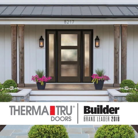 Therma-Tru Doors celebrates more than 20 consecutive years being named the "Brand Used Most" by buil ... 