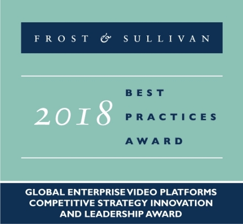 Qumu Wins 2018 Frost & Sullivan Strategy, Innovation and Leadership Award (Graphic: Business Wire).