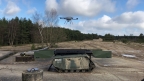 The THeMIS UGV by Milrem Robotics equipped with the KX-4 LE Titan UAV by Threod Systems is one example of innovative technology made in Estonia. (Photo: Business Wire)