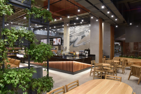 Starbucks first store in Uruguay at Montevideo Shopping. (Photo: Business Wire)