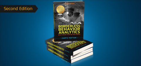 Second edition of Borderless Behavior Analytics - Who’s Inside? What’re They Doing? by CEO Saryu Nayyar will be released at a special book signing event during the RSA Conference in San Francisco on Wednesday, April 18 at 5:00pm at the Minna Gallery. (Photo: Business Wire)