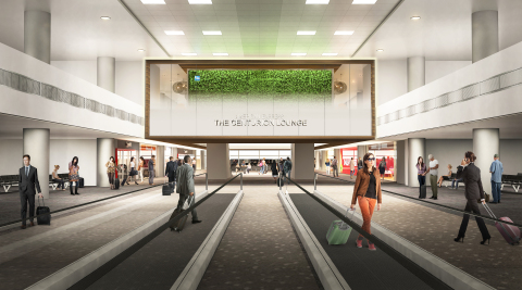 Rendering of the exterior of The Centurion Lounge at DEN (Photo: Business Wire)