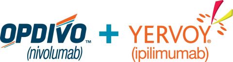 OPDIVO® (nivolumab) + YERVOY® (ipilimumab) logo. Please see the U.S. Full Prescribing Information for OPDIVO and YERVOY, including Boxed WARNING for YERVOY regarding immune-mediated adverse reactions, below.