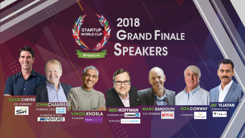 Startup World Cup 2018 Grand Finale Speakers (Graphic: Business Wire)