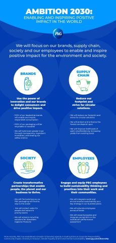 P&G’s 2030 Environmental Goals Overview (Graphic: Business Wire)
