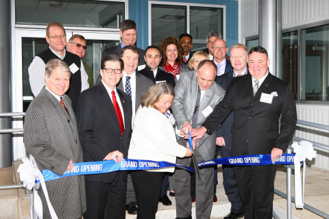 Versum Materials ribbon-cutting ceremony at the company's new R&D facility in Hometown, PA. (Photo: ... 