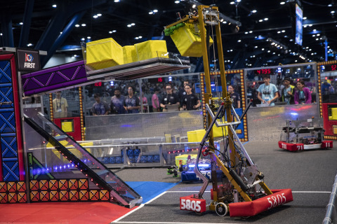 Over 15,000 students, ages 6-18, participated in FIRST Championship Houston, April 18-21. FIRST Championship, the world’s largest celebration of science, technology, engineering, and math (STEM) for students, will continue next week with 15,000 more students in Detroit (April 25-28). (Photo: Business Wire)