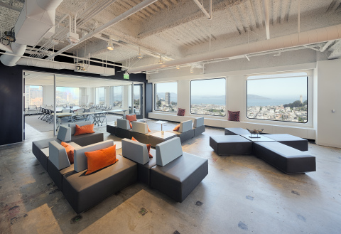 Columbia Property Trust has leased or renewed two-thirds of the space at 650 California Street in San Francisco, putting it at 96 percent leased today, with an average remaining lease term of 6.6 years. Photo by @vantagepointart