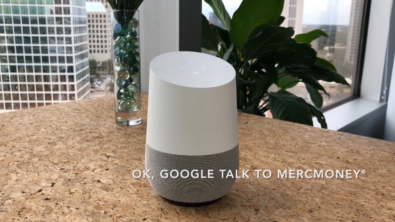 OK Google, talk to MercMoney (Video: Business Wire)