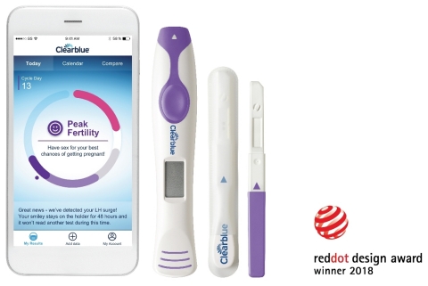 Clearblue® Connected Ovulation Test System – Red Dot Design Award Winner 2018 (Photo: Business Wire) 