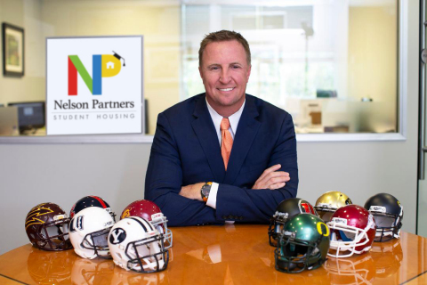 Patrick Nelson, president and CEO of Nelson Brothers, announces the formation of a new student housing company, Nelson Partners.(Photo: Business Wire)