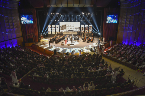 Egypt’s National Arab Music Ensemble of the Egyptian Opera House debuted in Saudi Arabia with the si ... 