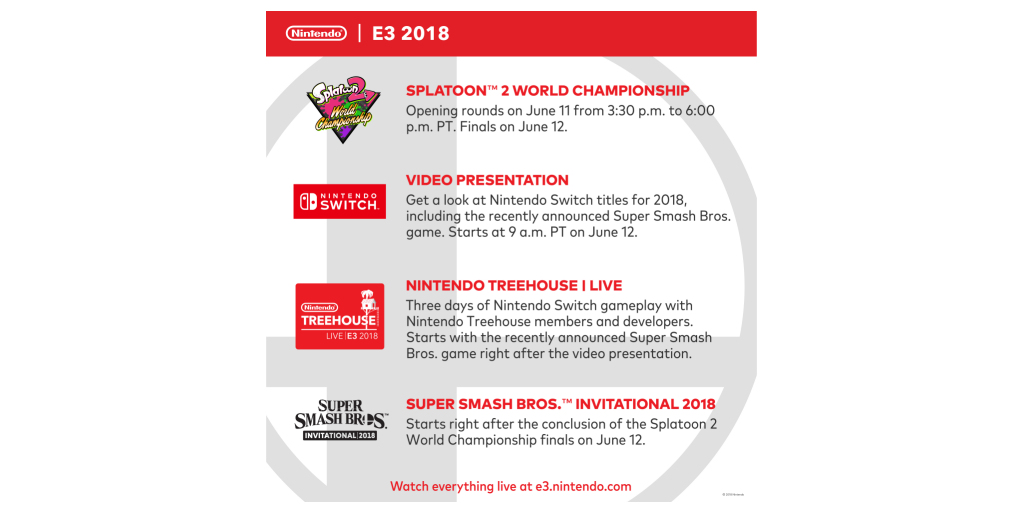 Glow satellit Ledig Nintendo Outlines Plans for E3 2018 | Business Wire