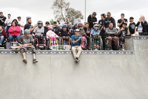 More Than Four Dozen Skaters and Sponsors Come Together for First Adaptive Skate & WCMX Contest, Presented by Oakley (Photo: Business Wire)