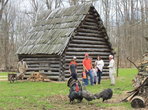 Visitors at the Claude Moore Colonial Farm (Photo: Business Wire)