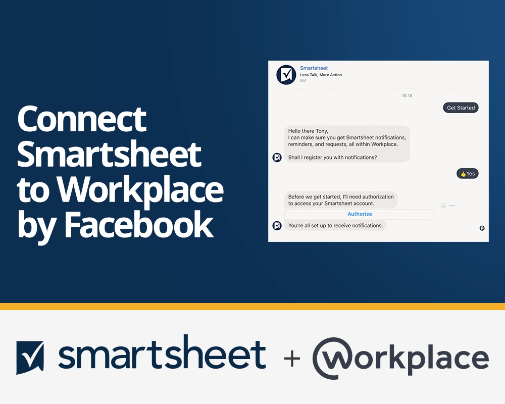 Smartsheet Announces Integration with Workplace by Facebook | Business Wire