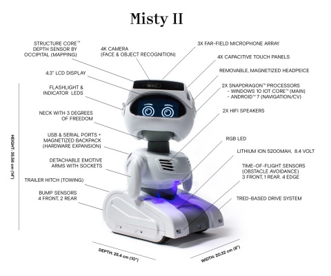 Misty II Personal Robot (Photo: Business Wire)