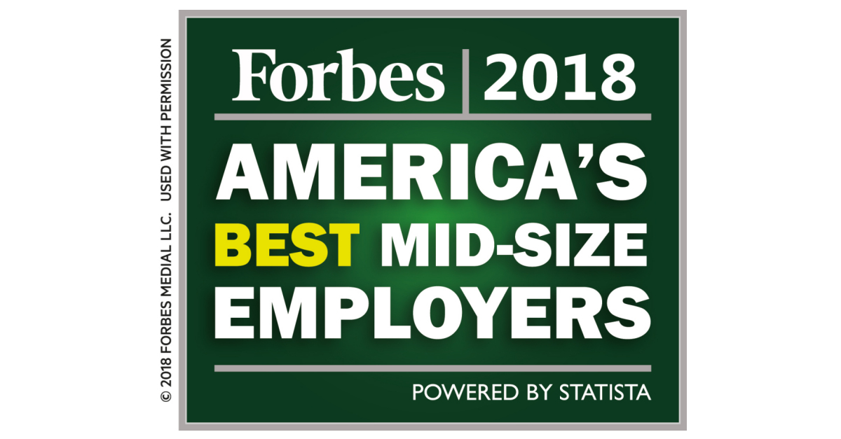 Forbes Names Commerce Bank One of the Best Midsize Employers in America