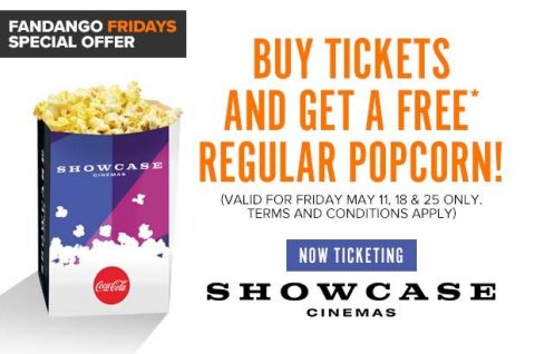 Buy Tickets and Get a Free Regular Popcorn! (Graphic: Business Wire)