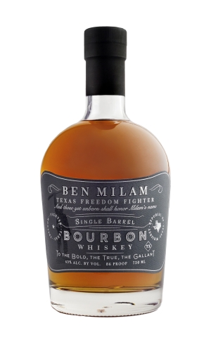 Ben Milam Whiskey's Single Barrel Bourbon Wins back-to-back Double Gold at the San Francisco World Spirits Competition. (Photo: Business Wire)