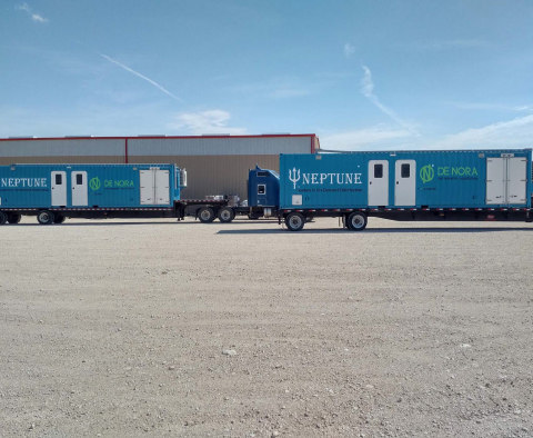 ClorTec® mobile disinfection trailer in the Permian Basin (Photo: Business Wire)