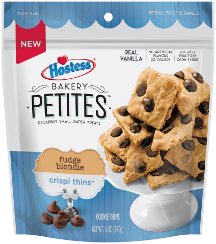 Hostess® Bakery Petites™ crispi thins™ - fudge blondie (Photo: Business Wire)
