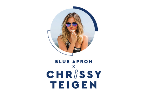 Introducing Blue Apron x Chrissy: Chrissy Teigen Brings Six of Her Favorite Recipes to Blue Apron Menus This Summer (Graphic: Business Wire)
