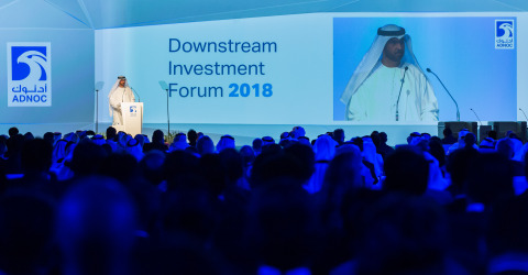 Speaking at the ADNOC Downstream Investment Forum, His Excellency Dr. Sultan Ahmed Al Jaber, UAE Minister of State and ADNOC Group CEO, said: "Given the projected increase in demand for petrochemicals and higher-value refined products, ADNOC is investing significantly in Ruwais and opening up attractive partnership and co-investment opportunities along our extended value chain to create a powerful new downstream engine and springboard for growth that will benefit our country, our company and our partners." (Photo: AETOSWire)