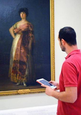 The Real Academia de Bellas Artes de San Fernando museum in Madrid, Spain, is using Aruba Wi-Fi and Mobile Engagement to enhance the visitor experience. (Photo: Business Wire)