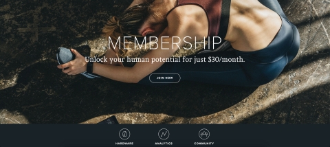 WHOOP Membership: Unlock Your Human Potential (Photo: Business Wire)