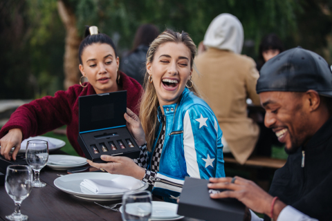 blu and chef Eddie Huang partner for blu Tasting Room tour at regional pop culture events across America. (PHOTO: Special VIP BBQ preview event in Malibu, CA)