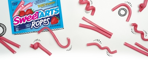 New SweeTARTS Tangy Strawberry Soft & Chewy Ropes (Photo: Business Wire)