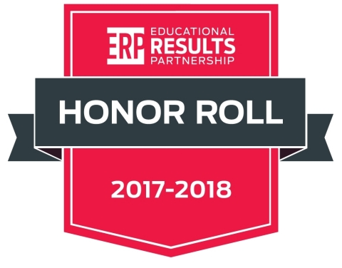 The Educational Results Partnership (ERP) Honor Roll recognizes higher-performing public schools and districts. (Graphic: Business Wire)