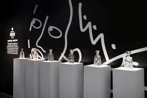 1800 Tequila launches the ninth edition of its Essential 1800 Artists Series featuring visual artist Shantell Martin and her signature black and white compositions. (Photo: Business Wire)