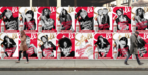 Famed photographer Rankin led the print creative for Stoli Vodka's "whatever drives you, make it loud and clear" advertising campaign, which the brand introduced earlier this week.