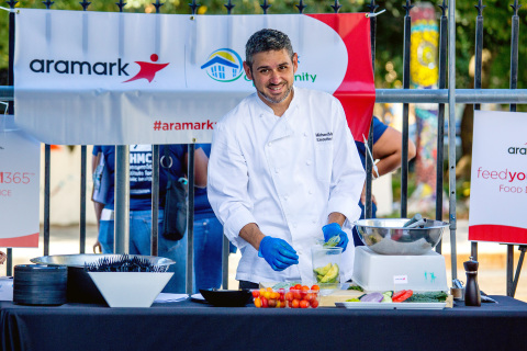 Aramark tapped into its network of more than 1,000+ chefs and the American Heart Association leverag ... 