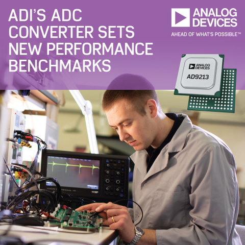 Analog Devices' 12-bit 10.25-GSPS Radio Frequency ADC Sets New Performance Benchmarks for Instrument ... 