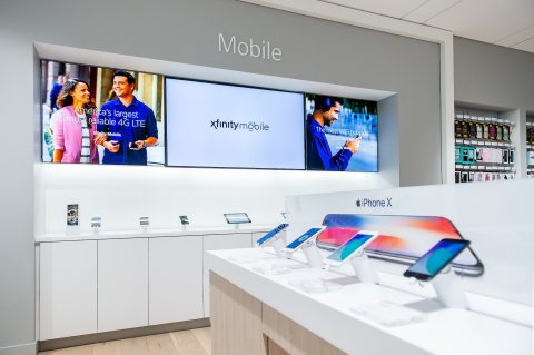 Comcast launched a new interactive Xfinity retail store, created to provide customers an immersive destination to discover Xfinity products and services. (Photo: Business Wire)