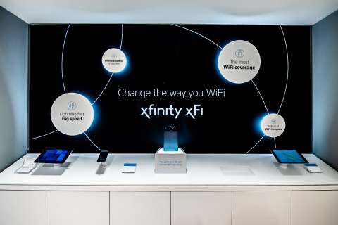 Comcast launched a new interactive Xfinity retail store, created to provide customers an immersive destination to discover Xfinity products and services. (Photo: Business Wire)