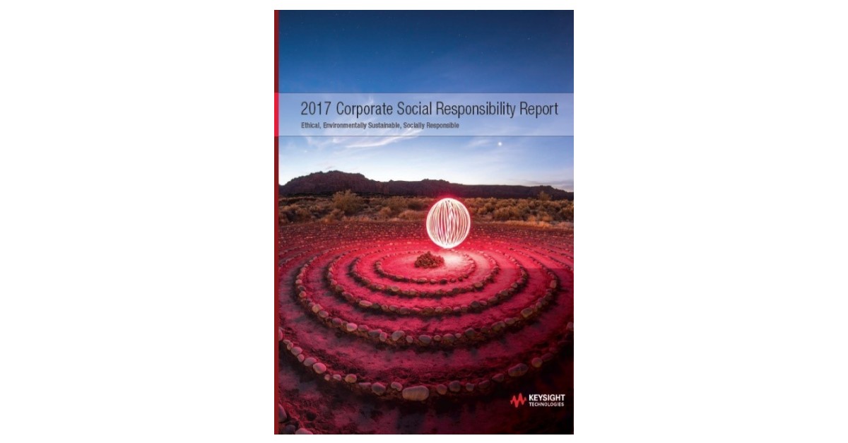 Keysight Technologies Releases 2017 Annual Corporate Social ...
