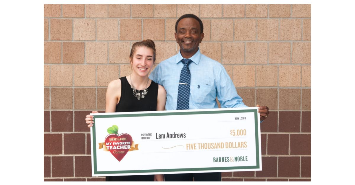 Barnes & Noble Names Lem Andrews National Winner of the 2018 “My ...