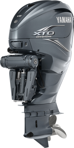 Yamaha's new V8 XTO Offshore outboard offers extreme power, thrust, toughness, reliability, system integration, control, convenience and care. (Photo: Business Wire)