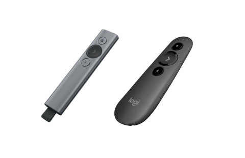 Upgrade your presentation skills with software updates for the top of the line Logitech Spotlight Remote and the all new Logitech R500 Laser Remote (Photo: Business Wire)