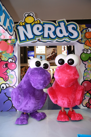 NERDS characters at the NERDS booth at Sweets & Snacks Expo 2018 (Photo: Business Wire)