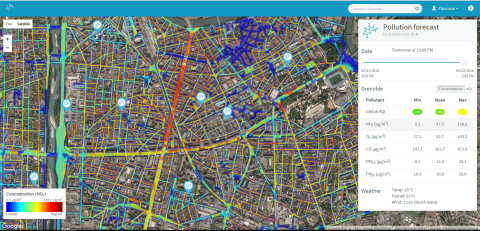 eLichens has developed a complete platform for smart city applications, based on its dense network of air quality stations and cloud models to measure and predict air quality at a very high precision.
https://www.elichens.com/smart-city 